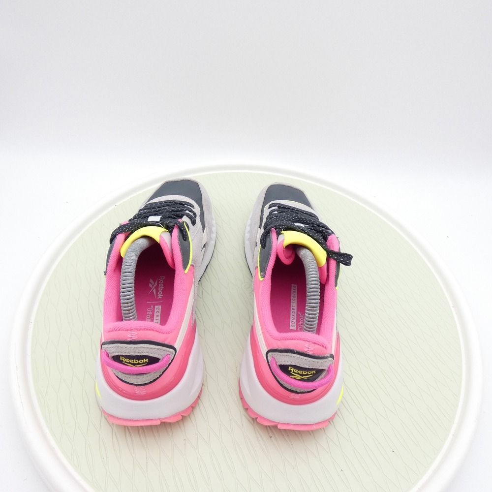 Reebok Classic Legacy AZ Womens Shoes Size 8 Grey Pink Neon Yellow GZ1616 - Picture 5 of 10